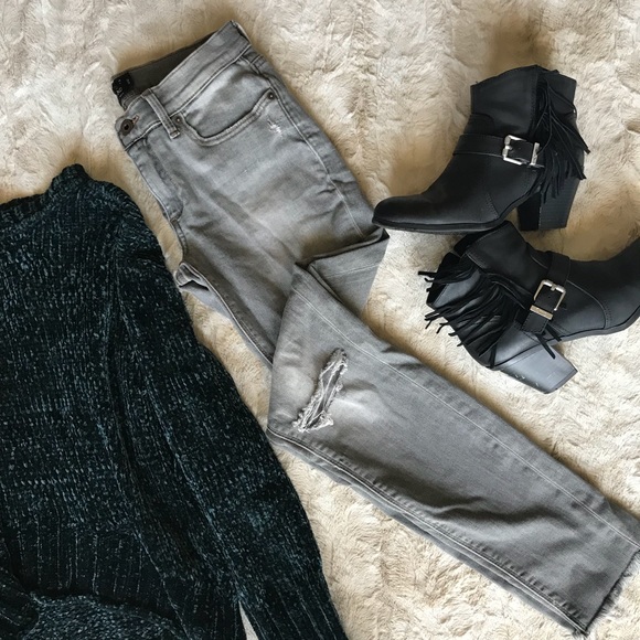 Lucky Brand Denim - Lucky Brand Stretch Jeans - Distressed Gray